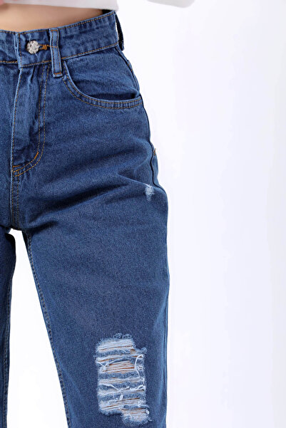 TOFİSA Palazzo Laser Jeans kék - 23807