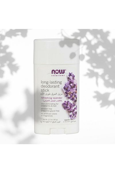 Now NOW Fresh Lavender Long-Lasting Deodorant Stick - 62ml