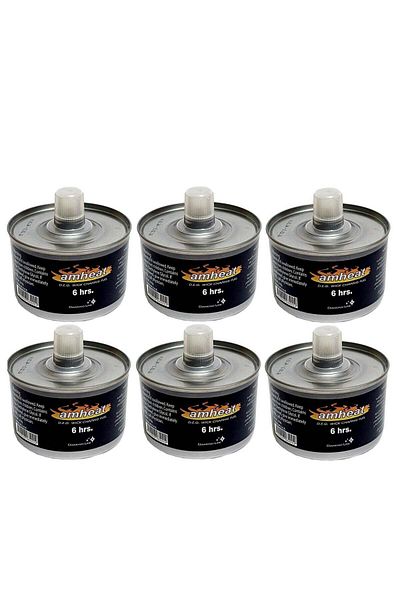 Generic Heater Flame Can For Buffet Lasts 6 Hours (6pc)