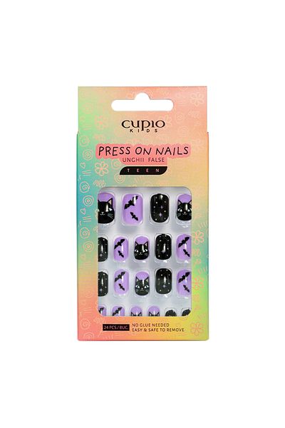 Cupio Cupio Kids TEEN false nail set - The Cat Witch
