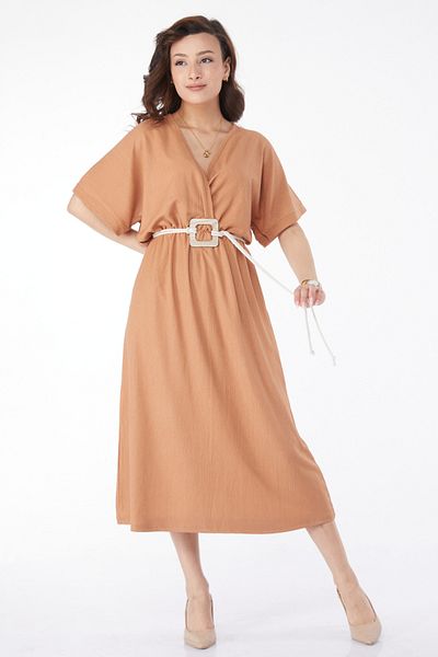 TOFİSA Belted Dress Mink - 24660