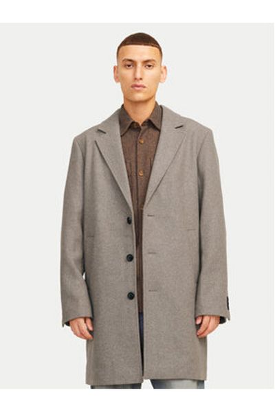 Jack & Jones Jachetă de lână pentru bărbați Jack Jones 12263845 Bej