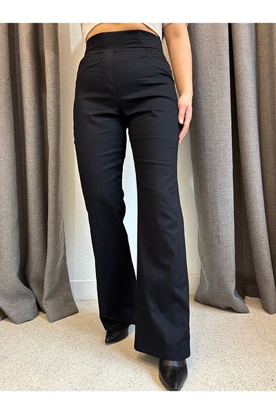 ROSSA Large Size Elastic Waist Spanish Trousers