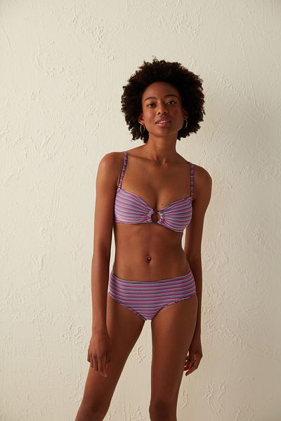 Penti Paloma Strapless Bikini Top - Πολύχρωμο ριγέ