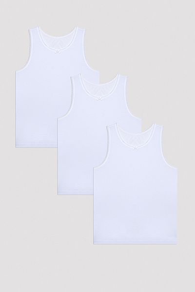 Penti Mädchen W Basic 3-teiliges mehrfarbiges Tank-Top