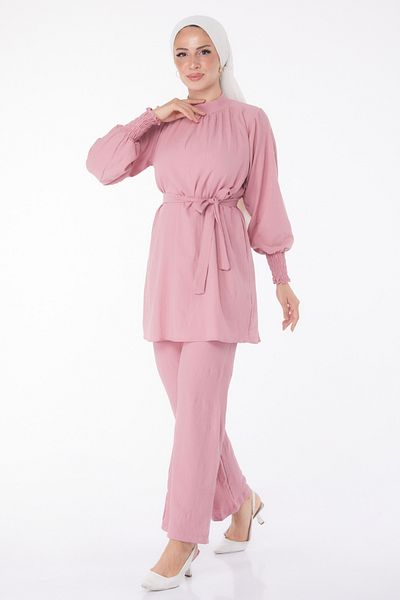TOFİSA Tunic+Pants Rose - 13019