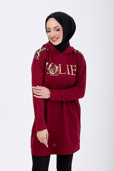 TOFİSA Tunic Claret Red - 11229