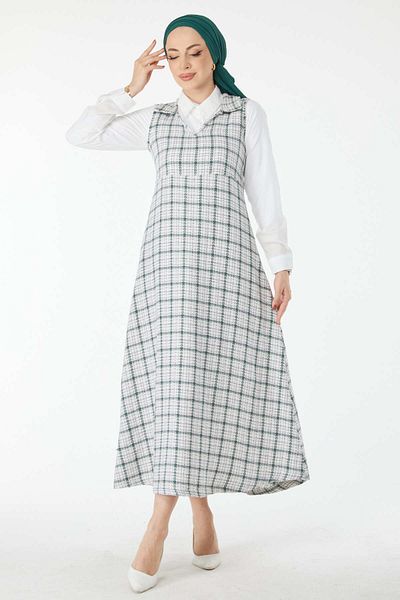 TOFİSA Dress Green - 13116