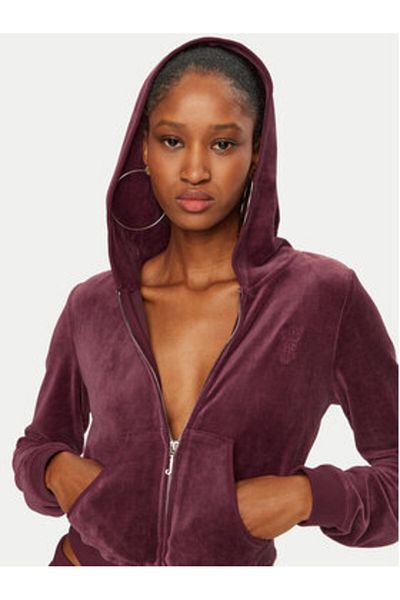 Juicy Couture Women's Sweatshirt JCSEBJ007 Burgundy