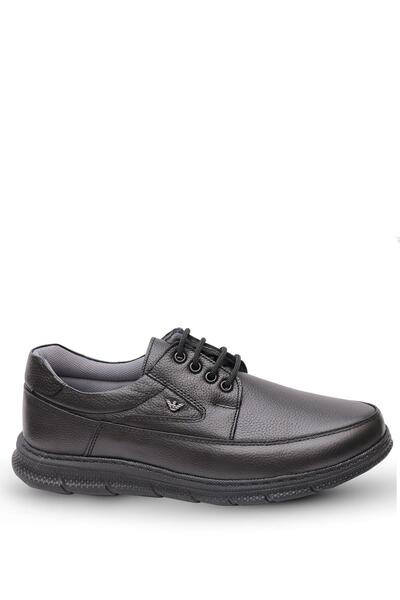 KAPTAN JUNIOR Captain Junior Orthopedic Ultra Comfortable Genuine Leather Men's Shoes with Heel Massage Mulue 600