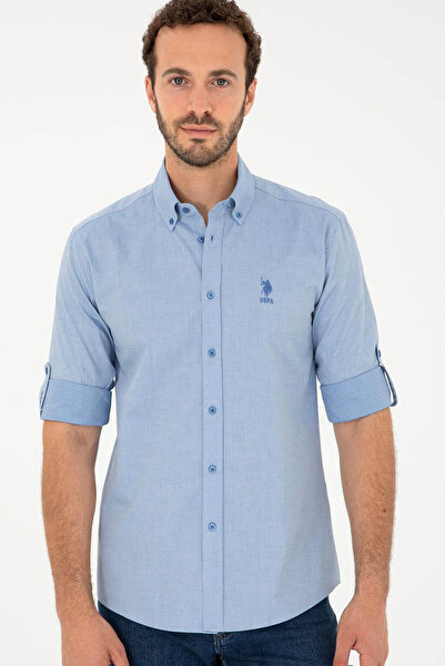U.S. Polo Assn. U.S. Polo Assn. Rıckson Koyu Mavi Erkek Gömlek 1838009