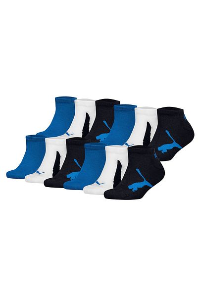 Puma Kinder Sneakersocken, 12er Pack - BWT Sneaker 12P, Logos, einfarbig