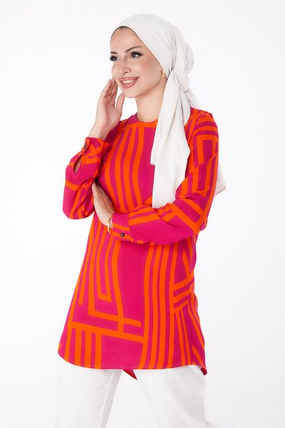 TOFİSA Tunica cu model Fusya - 13278