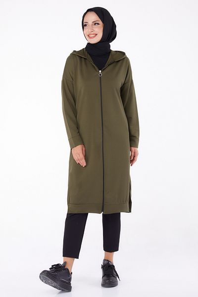 TOFİSA Zippered Cap Khaki - 13299