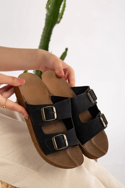 CekModa unısex model ortopedik ultra soft taban tokalı günlük terlik