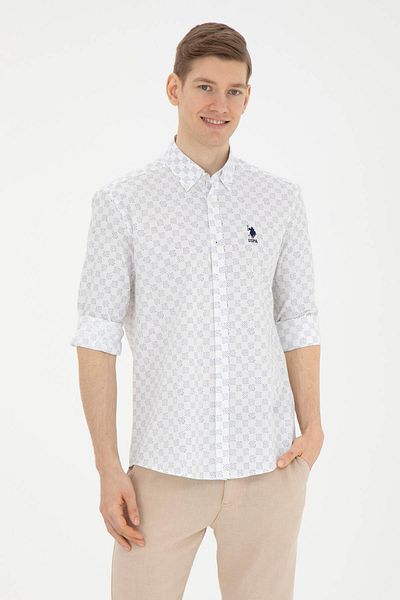 U.S. Polo Assn. Мъжка риза Ciha в тъмносиньо 1831122