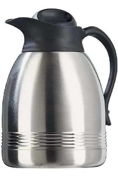 emsa Diplomat Thermos Can 1.2L – Stainless Steel, Black, Model 629121600