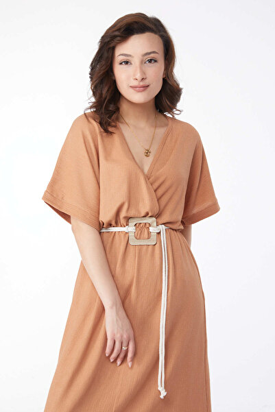 TOFİSA Belted Dress Mink - 24660