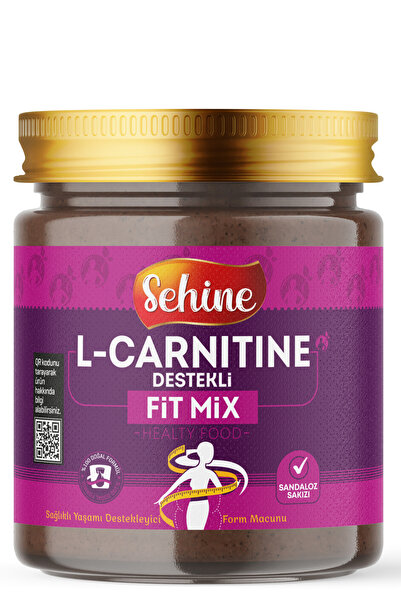 Sehine Fit Mix, L-Carnitine Destekli, Sandaloz Sakızlı Form Macun, 240Gr