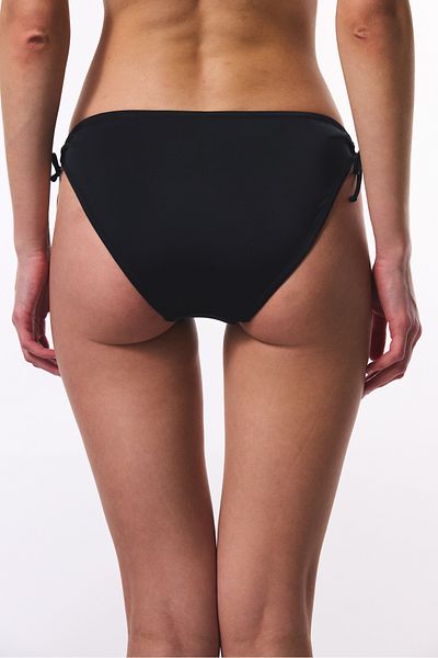 Penti Schwarzer Ring-Bikiniunterteil mit mittlerer Taille