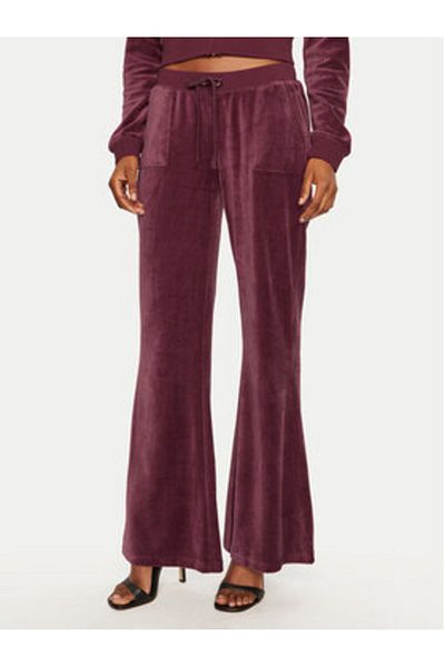 Juicy Couture Pantaloni de trening pentru femei JCSEBJ008 Burgundiu