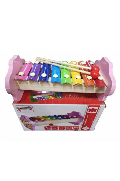 BabyCara إكسيليفون خشبي ثماني الأصوات متعدد الألوان