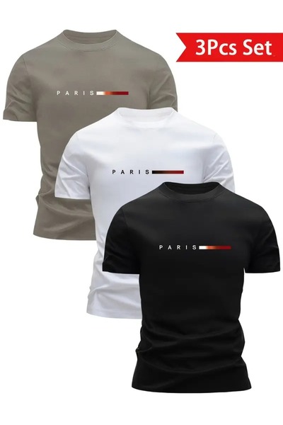 PAVRO تي شيرت للجنسين مقاس كبير وقصة مريحة من نسيج بافرو عالي الجودة