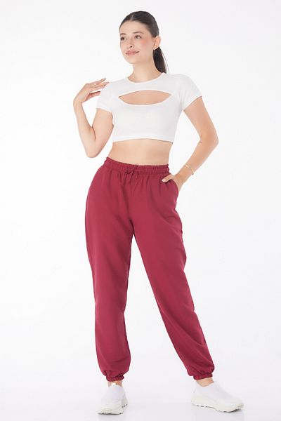TOFİSA Trousers Claret Red - 13207