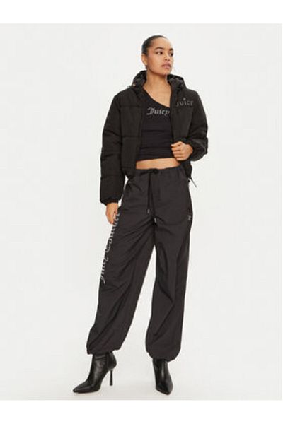 Juicy Couture Jachetă de iarnă pentru femei JCOIJ224553 Neagră
