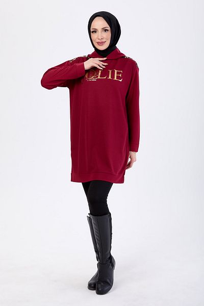 TOFİSA Tunic Claret Red - 11229
