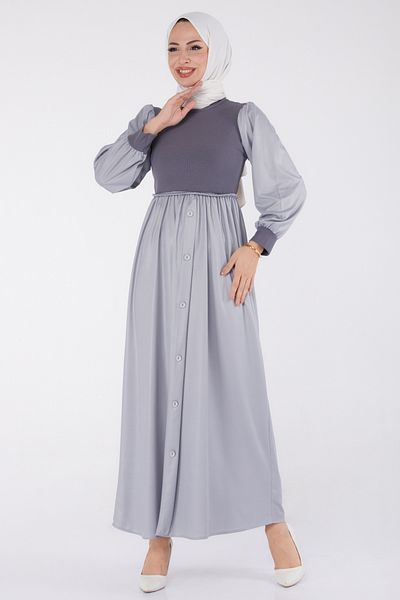 TOFİSA Rochie gri - 13336
