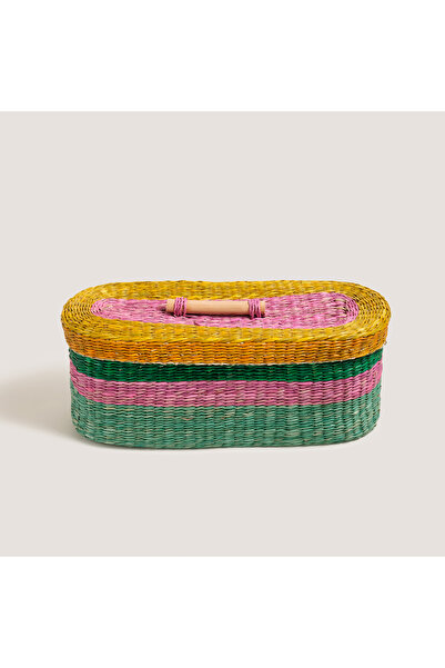 Zsa Zsa Zsu Tam Dao Deniz Çayırı Sepet 40x15x16 Cm Renkli