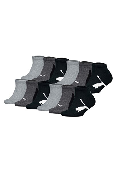 Puma Kinder Sneakersocken, 12er Pack - BWT Sneaker 12P, Logos, einfarbig