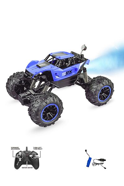 SYRCAR Remote Control Car for Kids – 4WD Off-Road RC Car with Water Vapor Effect, 2.4GHz