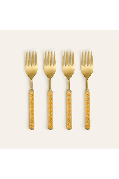 Zsa Zsa Zsu Rampur Çelik Servis Seti 4x20x0.2 Cm Renkli