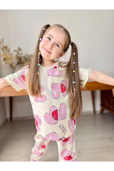 FYONCH Short Sleeve Printed Pajama Set