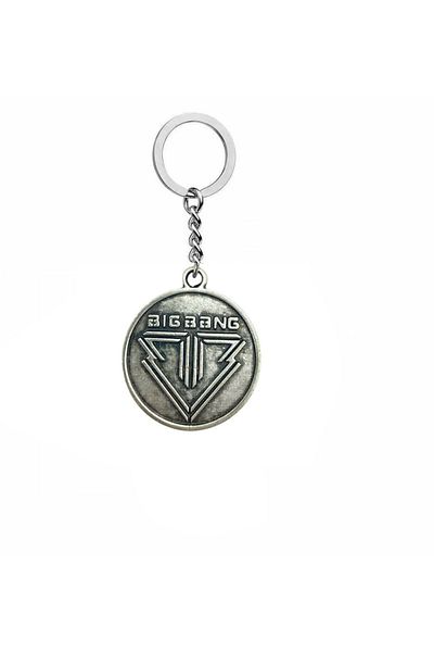 Herşey Nota K-Pop Bigbang Metal Keychain – Unisex Design – Rock & Kpop Gift