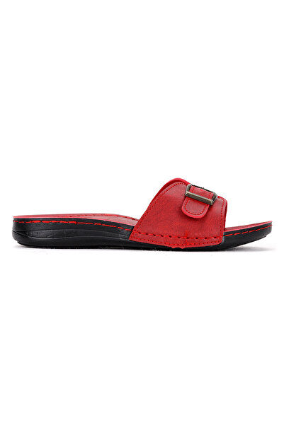 WOGGO Daily Belted Women's Slippers Ary 11-113
