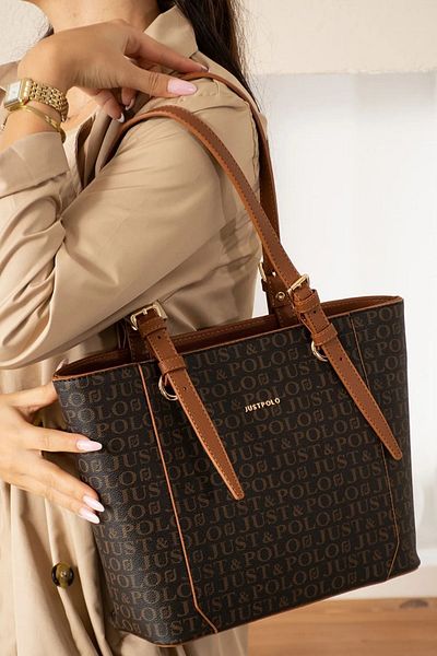 Just Polo Women's Monogram Shoulder Bag