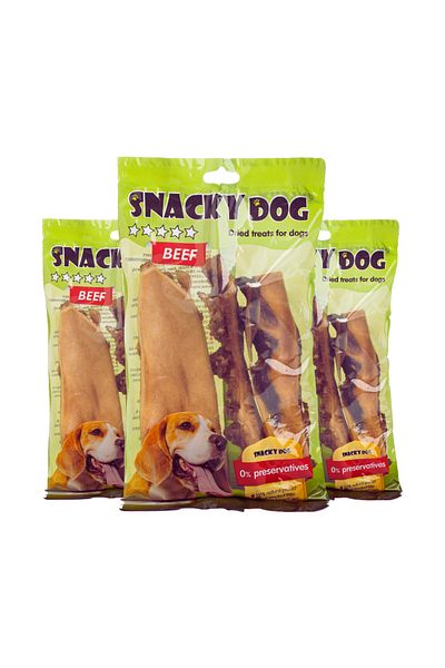 Snacky Dog Natural Dog Treats Pack of 3 Beef Snacks - Snacky Dog