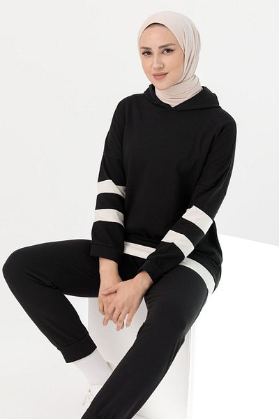 TOFİSA Tunic Trousers Black - 3024