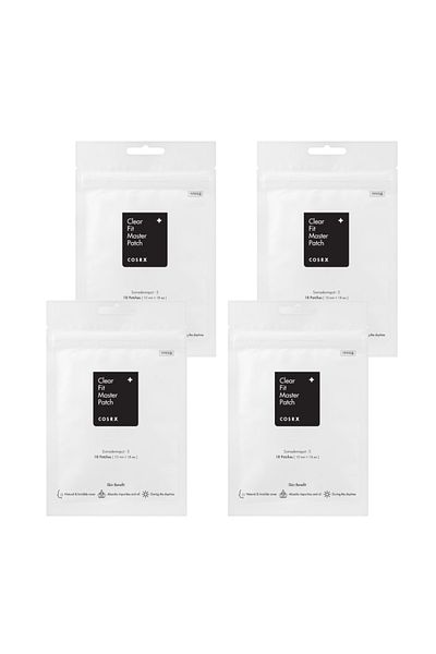 Cosrx Set of 4 COSRX Clear Fit Master Patch pimple patches, 72 pcs