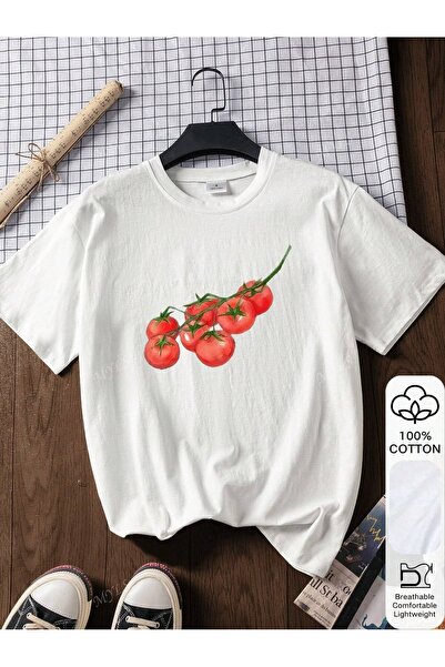 Jose Clothing Tricou imprimat cu mânecă scurtă cu croială supradimensionată