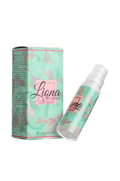 Liona by Moma Unisex Vibrating Gel, Stimulating Pleasure and Increasing Libido, Liona By Moma Libido Gel, 6 ml
