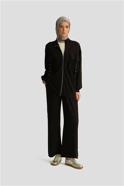 Armine Modal Carrot Pants 25Yd4237-2 Black