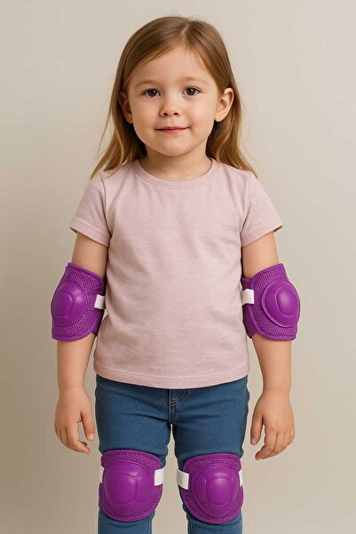 gigigiyim Adjustable 2+2 Lighted Metal Practice Skates and Protection Set