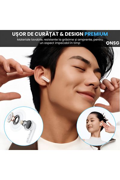 JBL Buds 6 Active In-ear Bluetooth Headphones, Strong Bass, Extended Battery Life, White