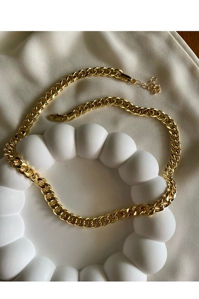 gaila design Gold Yellow Chain Necklace