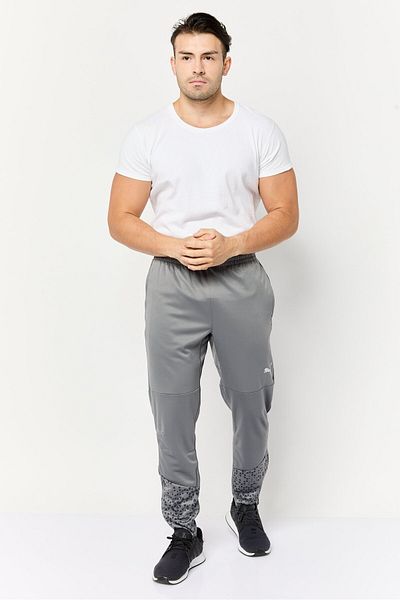 Puma Men Slim Fit Training Track Pants, Grey