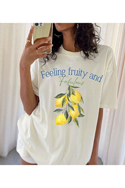 Jose Clothing Tricou imprimat cu mânecă scurtă cu croială supradimensionată